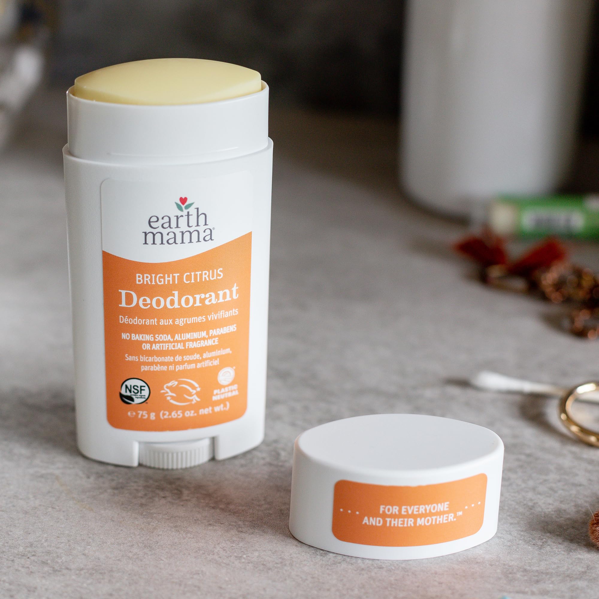 Foto 8 pulgar | Desodorante Earth Mama Bright Citrus, 78 Ml, Seguro Para Pieles Sensibles - Venta Internacional.