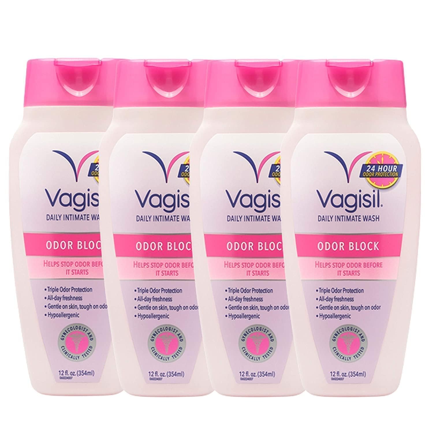 Limpiador De Olores Vagisil, 355 Ml, Paquete De 4 - Venta Internacional.