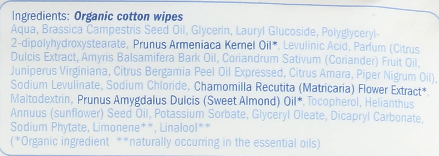 Foto 6 pulgar | Toallitas Para Bebés Natracare De Algodón Orgánico Con Aceites Esenciales 50u - Venta Internacional.