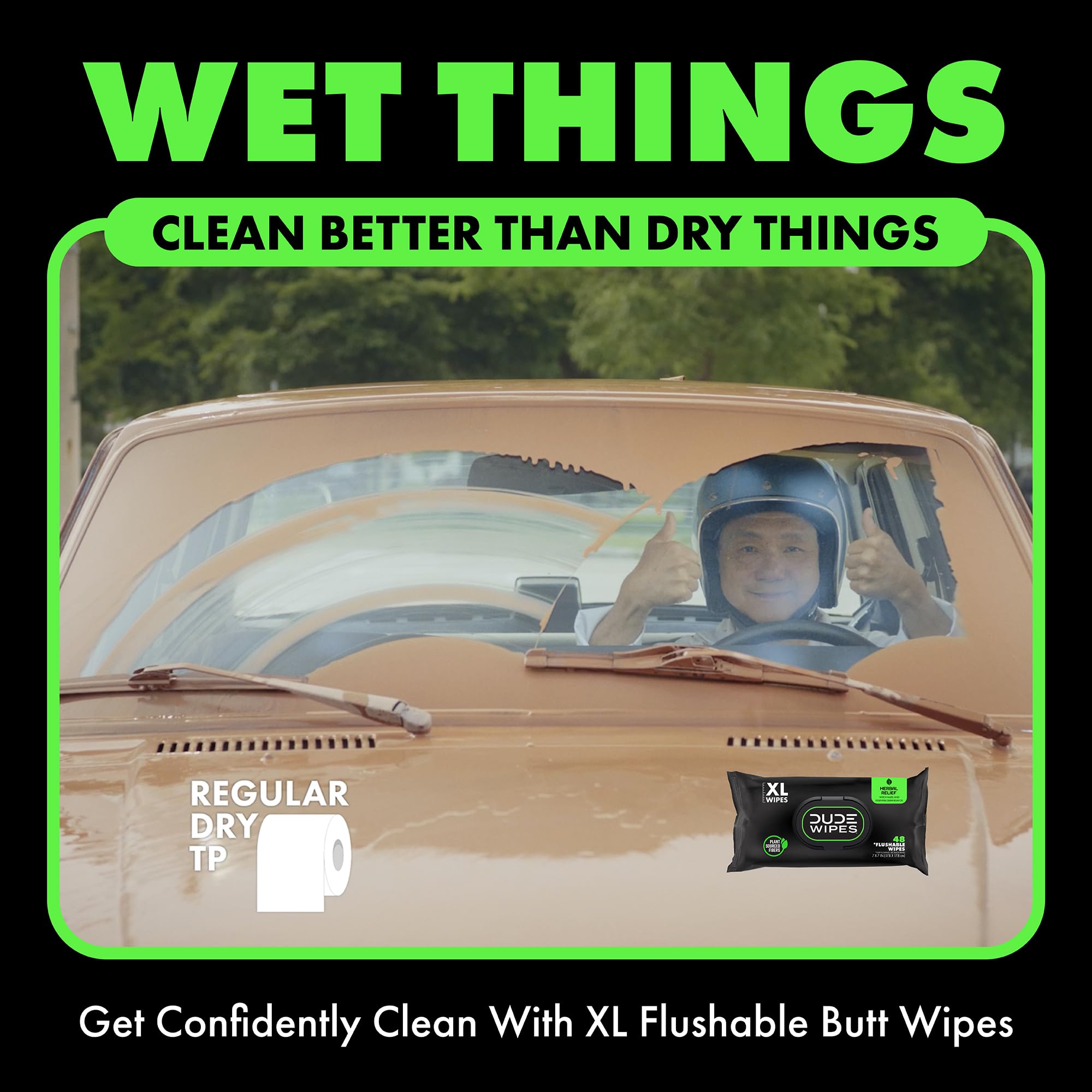 Foto 5 | Toallitas Desechables Dude Wipes Herbal Relief  Paquete De 6  288 Toallitas - Venta Internacional.