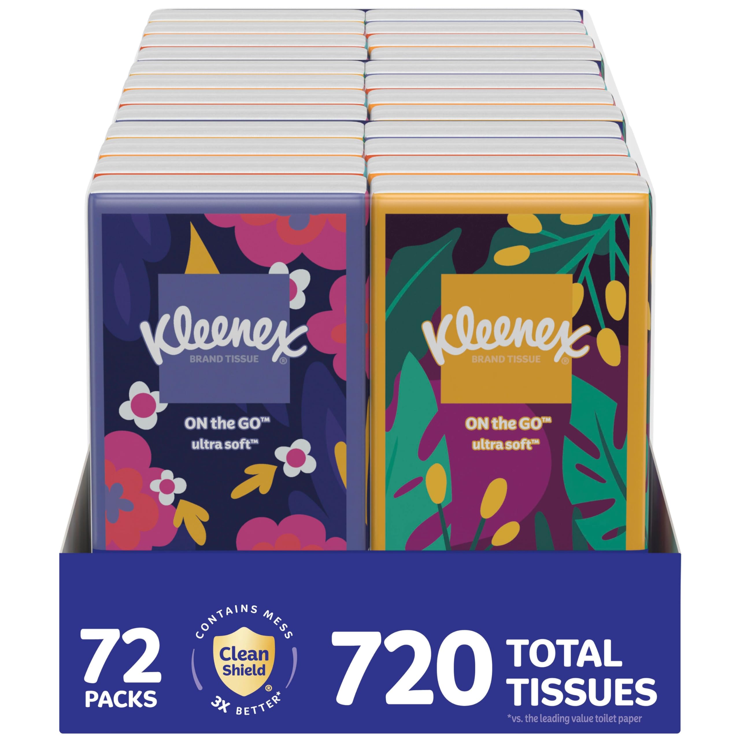 Pañuelos Faciales Kleenex On-the-go De 3 Capas  720 Pañuelos En Total - Venta Internacional.