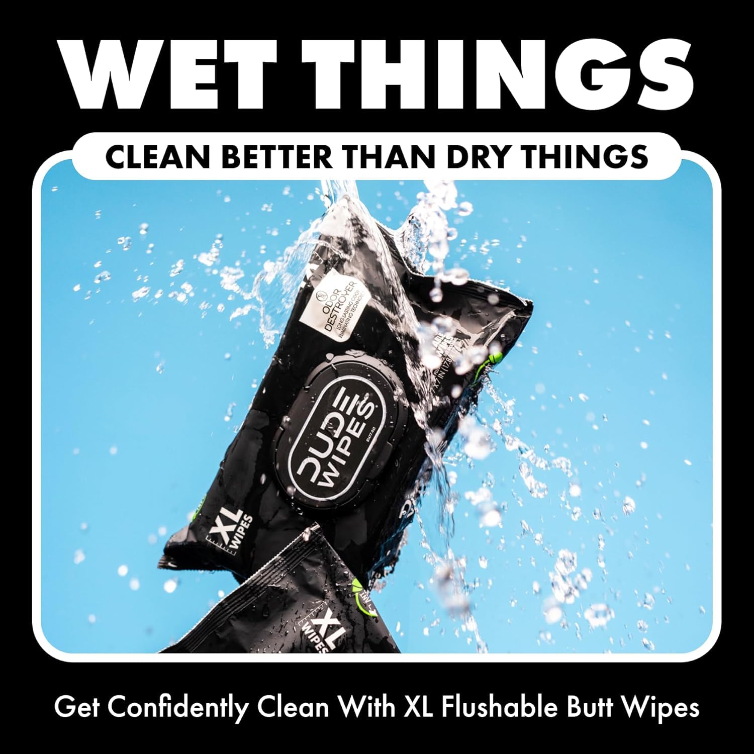 Foto 6 pulgar | Toallitas Desechables Dude Wipes Odor Destroyer Xl  Paquete De 3 Unidades  144 - Venta Internacional.