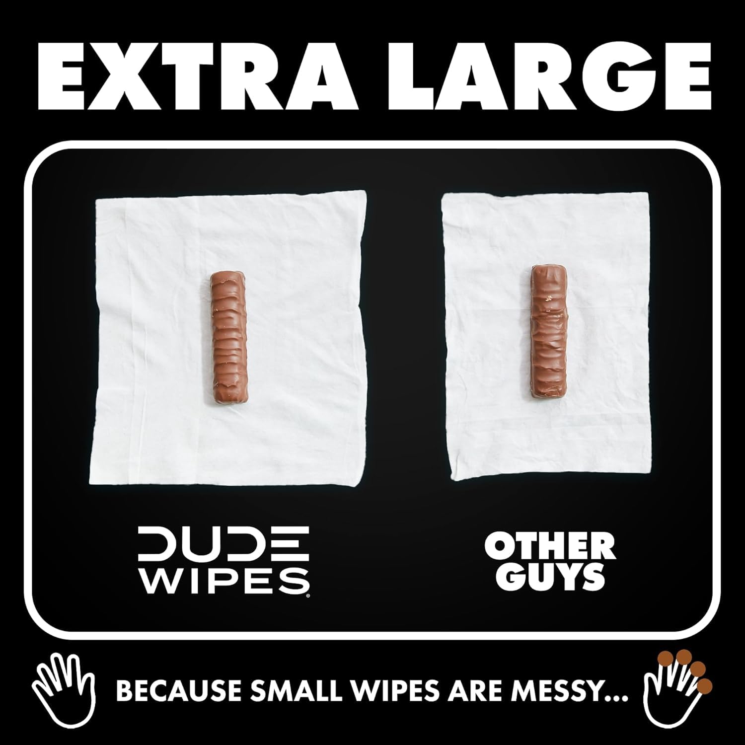 Foto 6 | Toallitas Desechables Dude Wipes Odor Destroyer Xl  Paquete De 3 Unidades  144 - Venta Internacional.