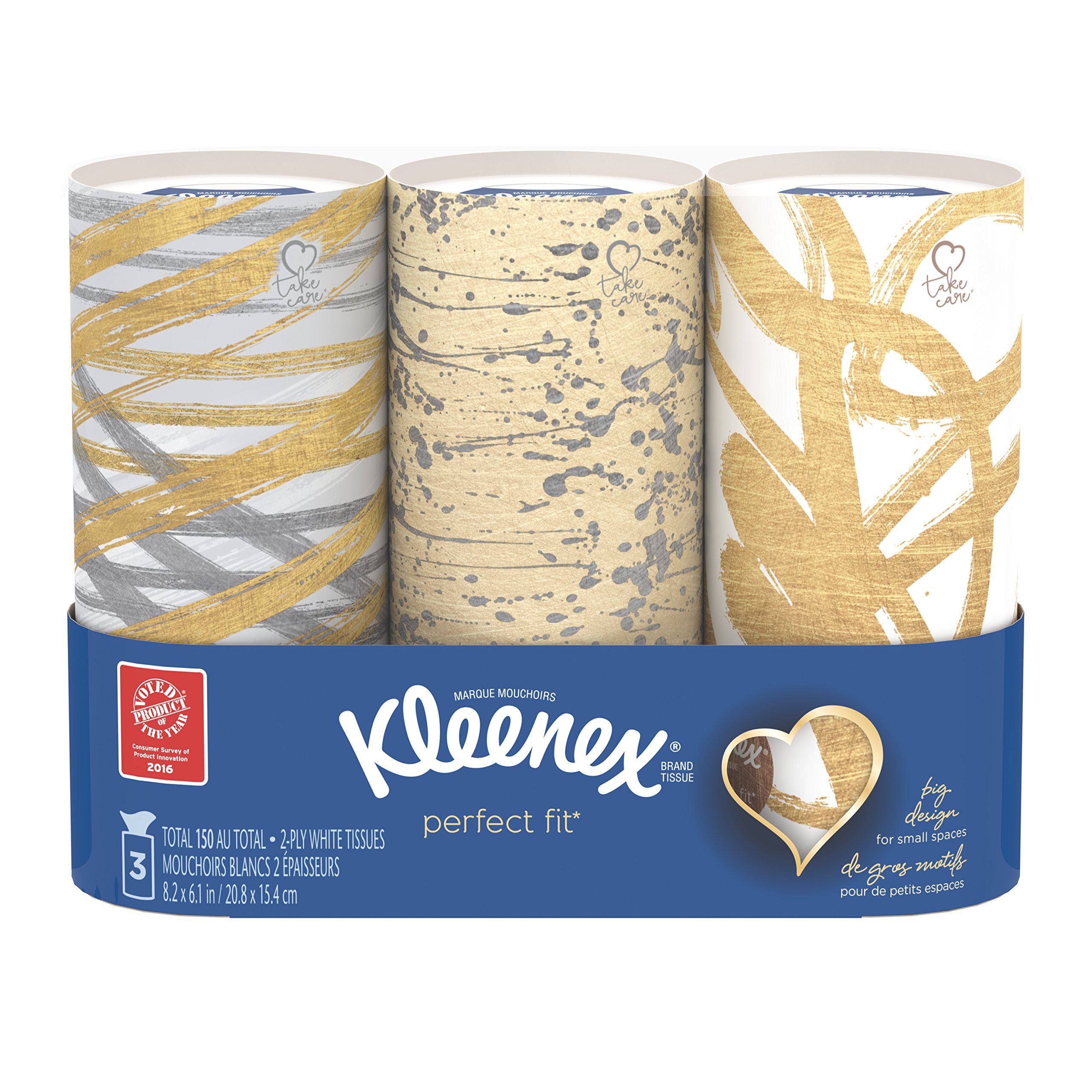 Foto 2 pulgar | Pañuelos Faciales Kleenex Perfect Fit  Paquete De 3 - Venta Internacional.