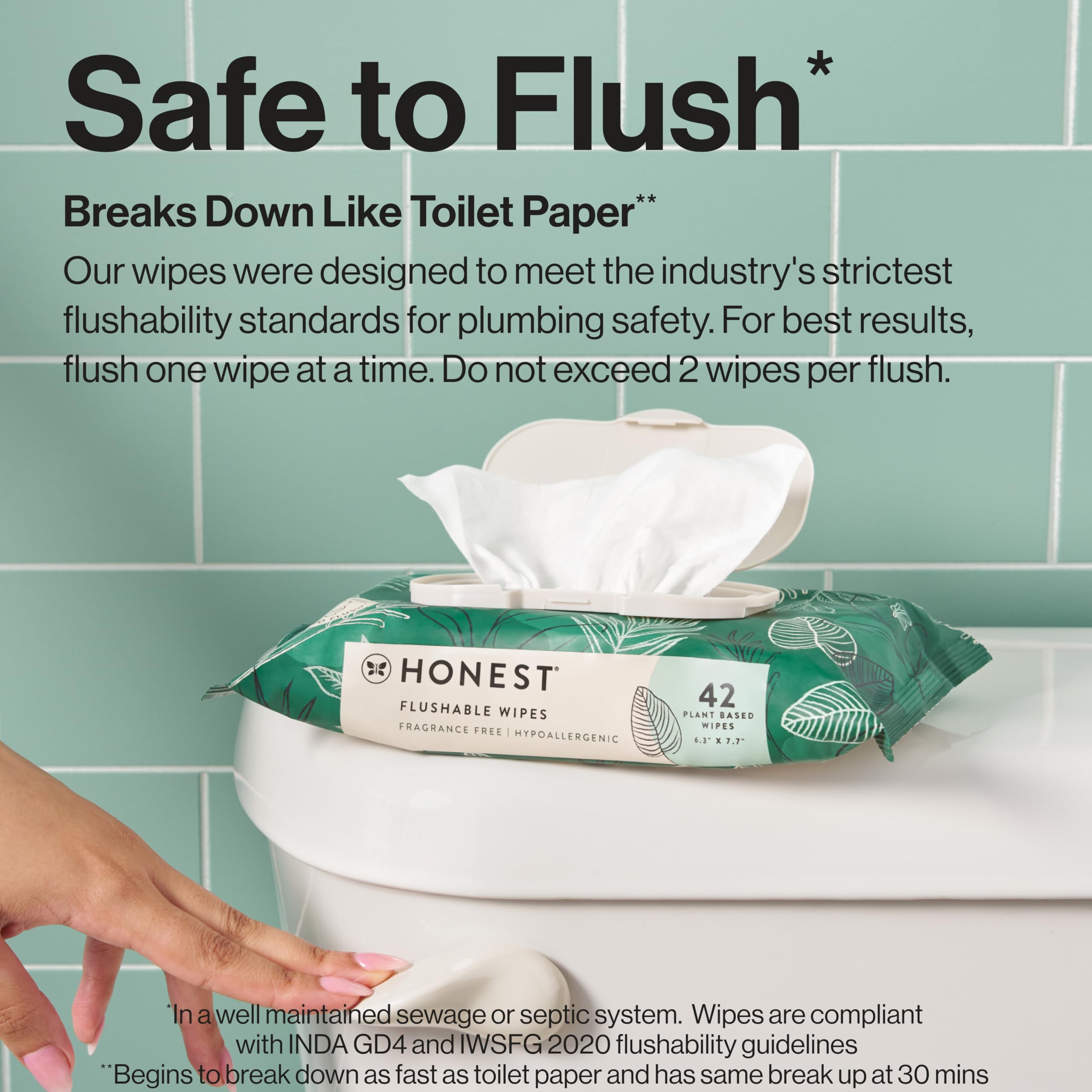 Foto 2 | Toallitas Desechables The Honest Company Sensitive Skin  336 Unidades - Venta Internacional.