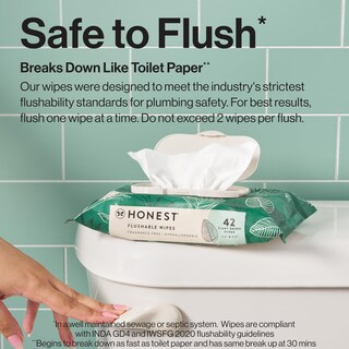 Foto 2 | Toallitas Desechables The Honest Company Sensitive Skin 336 Unidades - Venta Internacional.