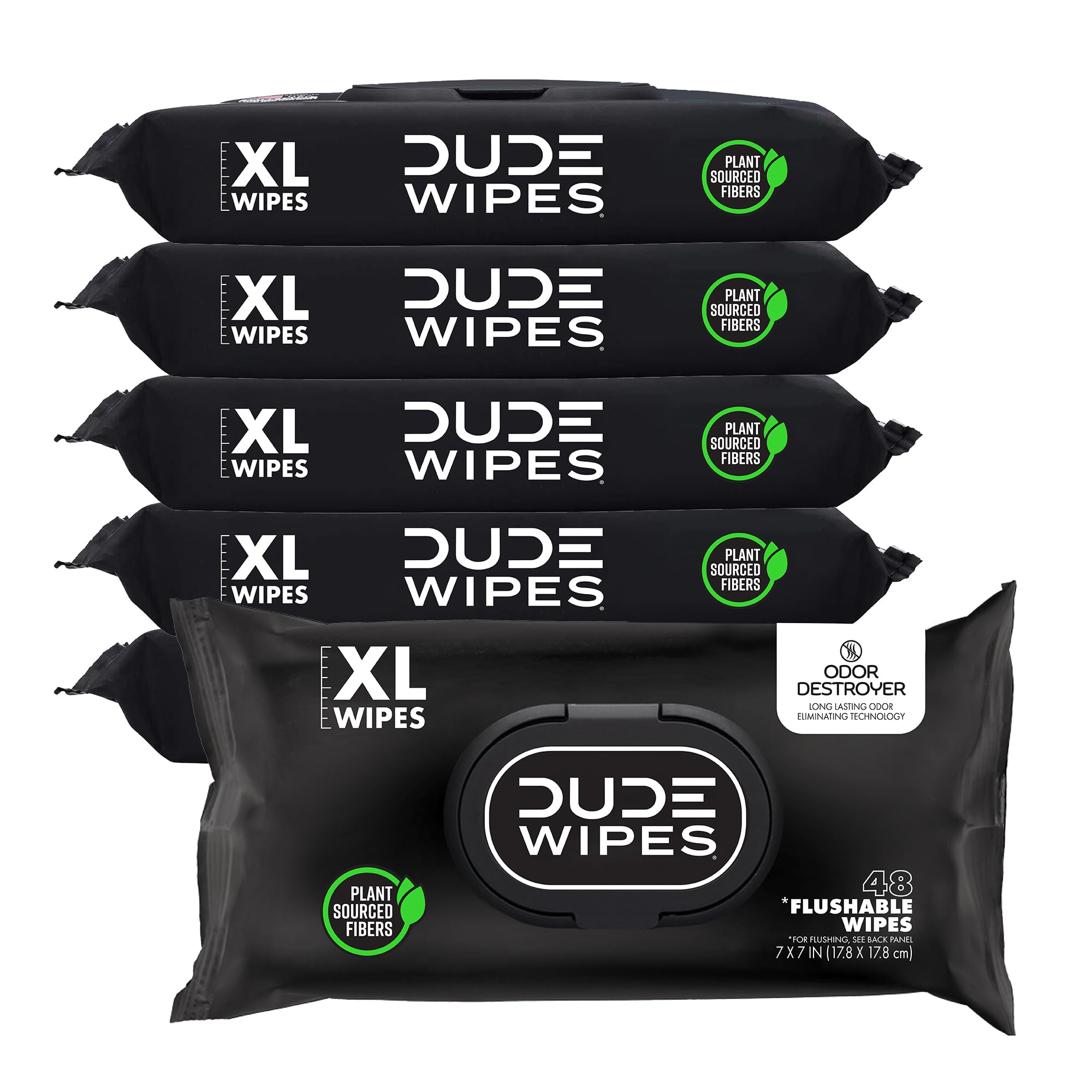 Foto 1 | Toallitas Desechables Dude Toallitas Odor Destroyer Xl  Paquete De 6 Unidades  288 - Venta Internacional.