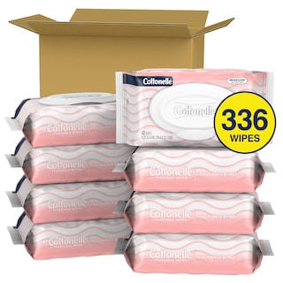 Foto 2 | Toallitas Húmedas Desechables Cottonelle Sin Fragancia 42 Toallitas X 8 - Venta Internacional.