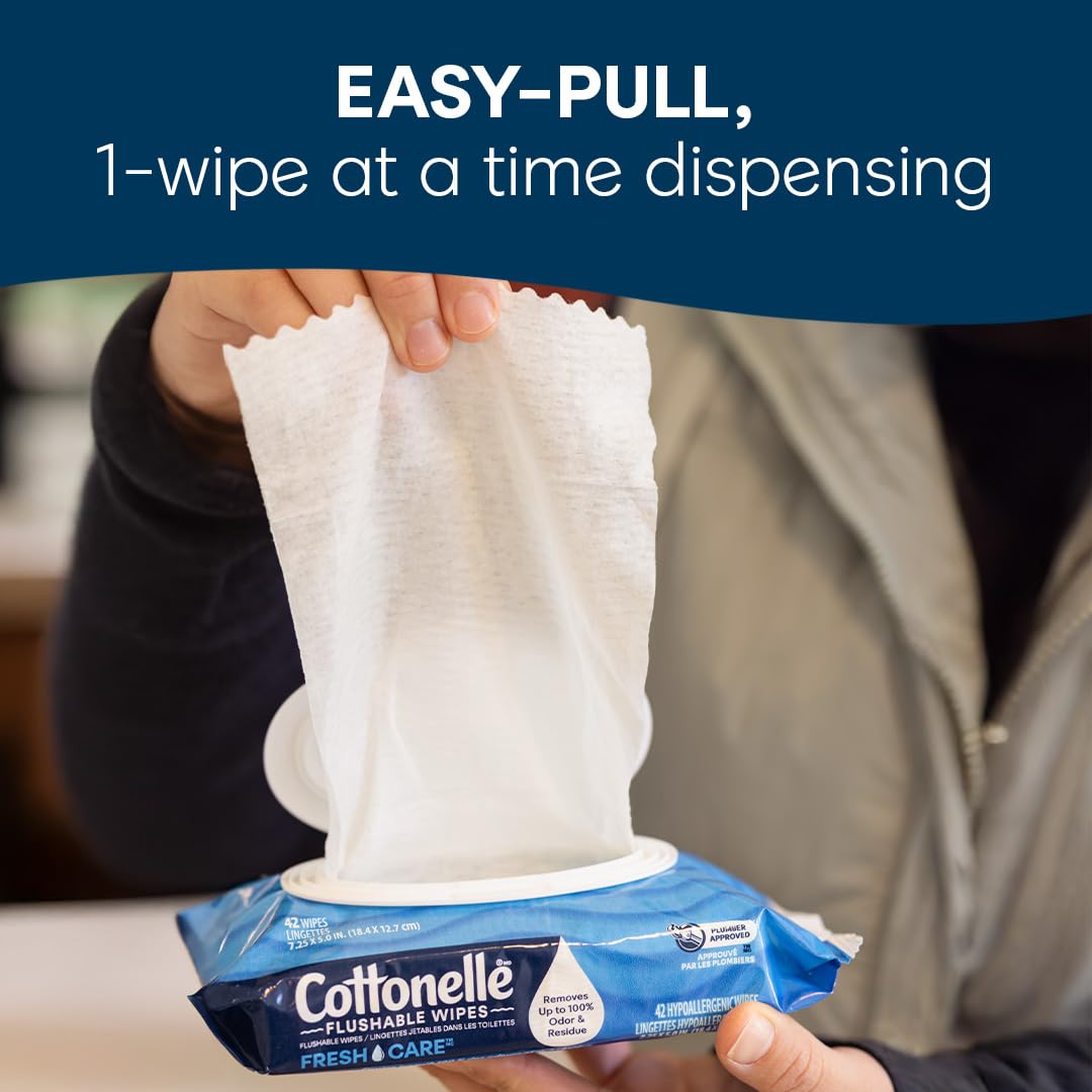 Foto 7 pulgar | Toallitas Húmedas Desechables Cottonelle Fresh Care 24 X 14 (336 En Total) - Venta Internacional.