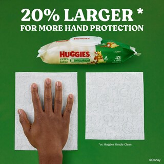 Foto 3 | Toallitas Húmedas Huggies Extra Grandes Sin Perfume 378 Toallitas - Venta Internacional.