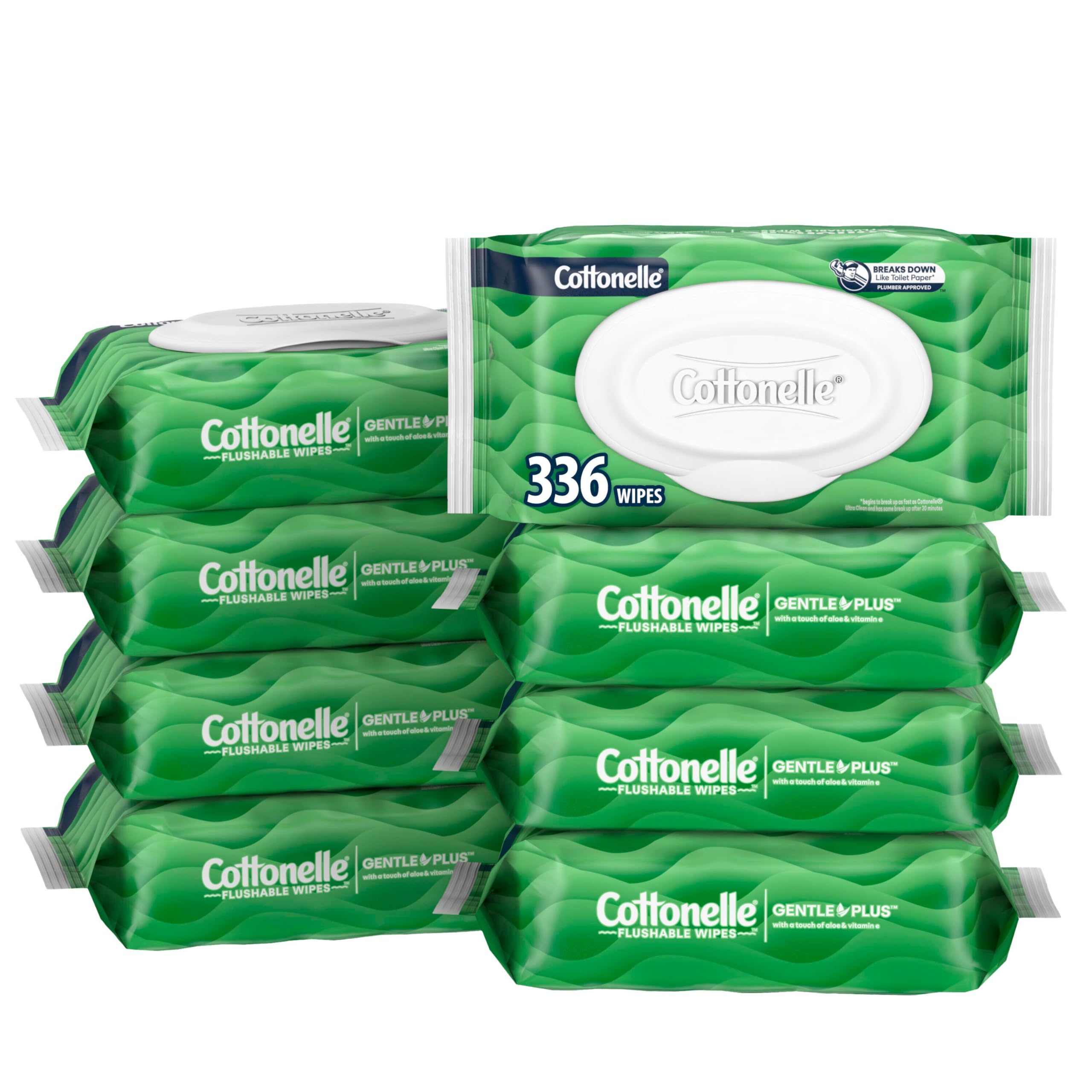 Foto 2 pulgar | Toallitas Húmedas Desechables Cottonelle Gentleplus 336 - Venta Internacional.