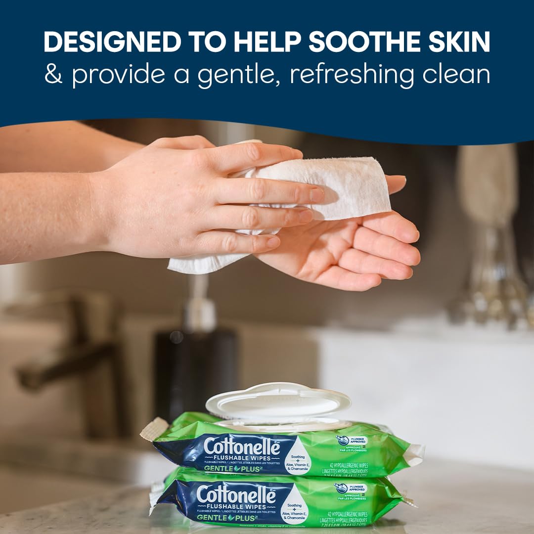 Foto 4 pulgar | Toallitas Húmedas Desechables Cottonelle Gentleplus 336 - Venta Internacional.