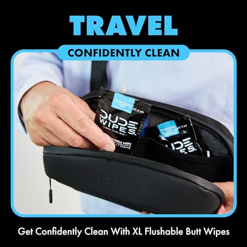 Foto 6 | Toallitas Desechables Dude On-the-go  Paquete De 2  60 Toallitas Sin Perfume - Venta Internacional.