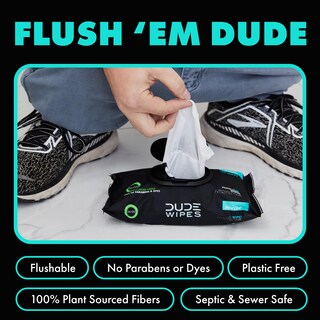 Foto 3 | Toallitas Desechables Dude Wipes Paquete De 18 864 Toallitas Y 1 Botella De Aerosol - Venta Internacional.