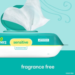 Foto 3 | Toallitas Para Bebés Pampers Sensitive A Base De Agua 3 Paquetes De Recambio - Venta Internacional.