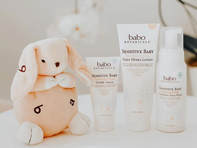 Foto 7 | Crema Para Pañales Babo Botanicals Sensitive Baby Sin Fragancia - Venta Internacional.