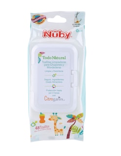 Foto 1 | Paquete De Toallitas Para Chupones Y Accesorios Para Bebé Color Blanco Nuby40048