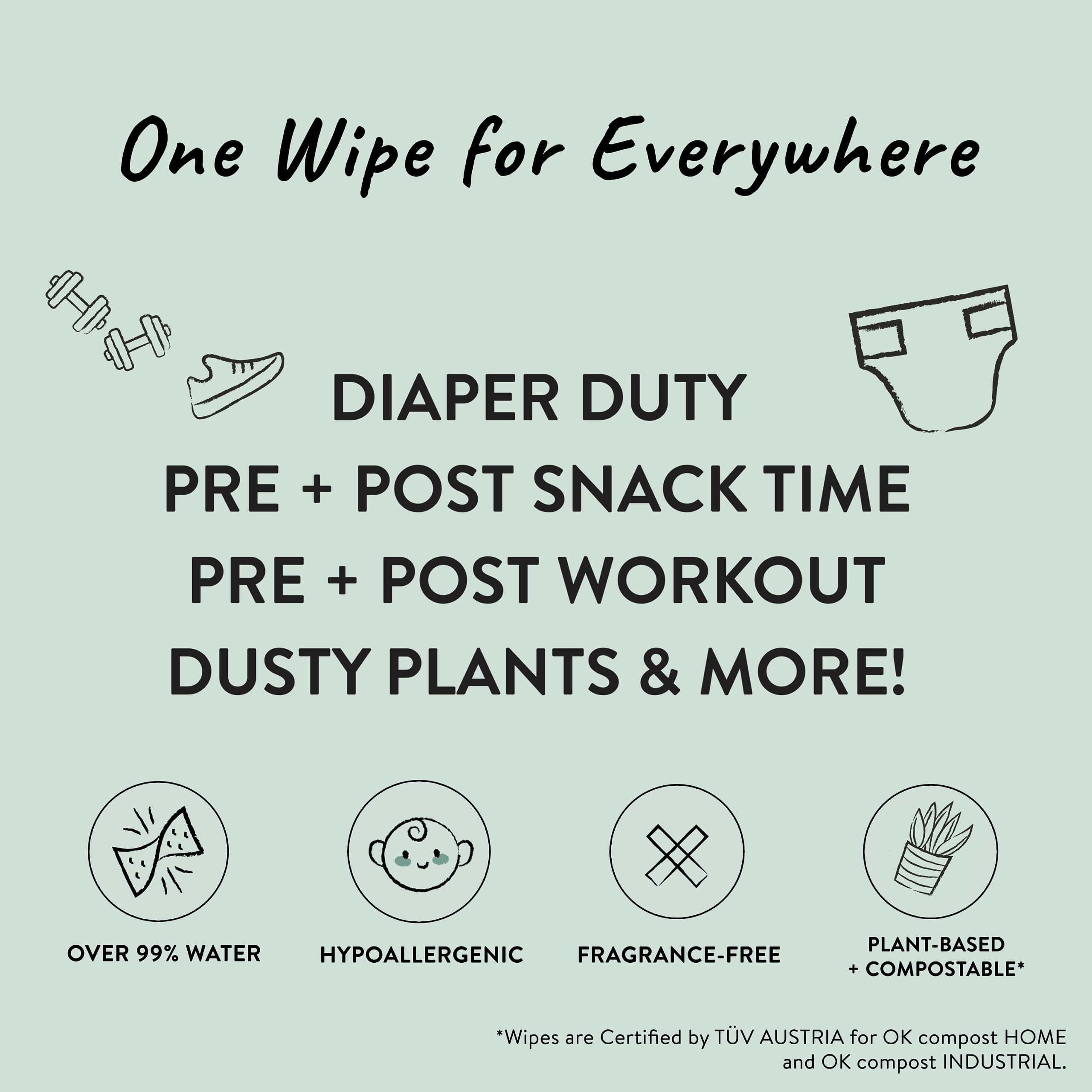 Foto 5 | Set De Regalo The Honest Company Babe's Clean Bum Diapering - Venta Internacional.