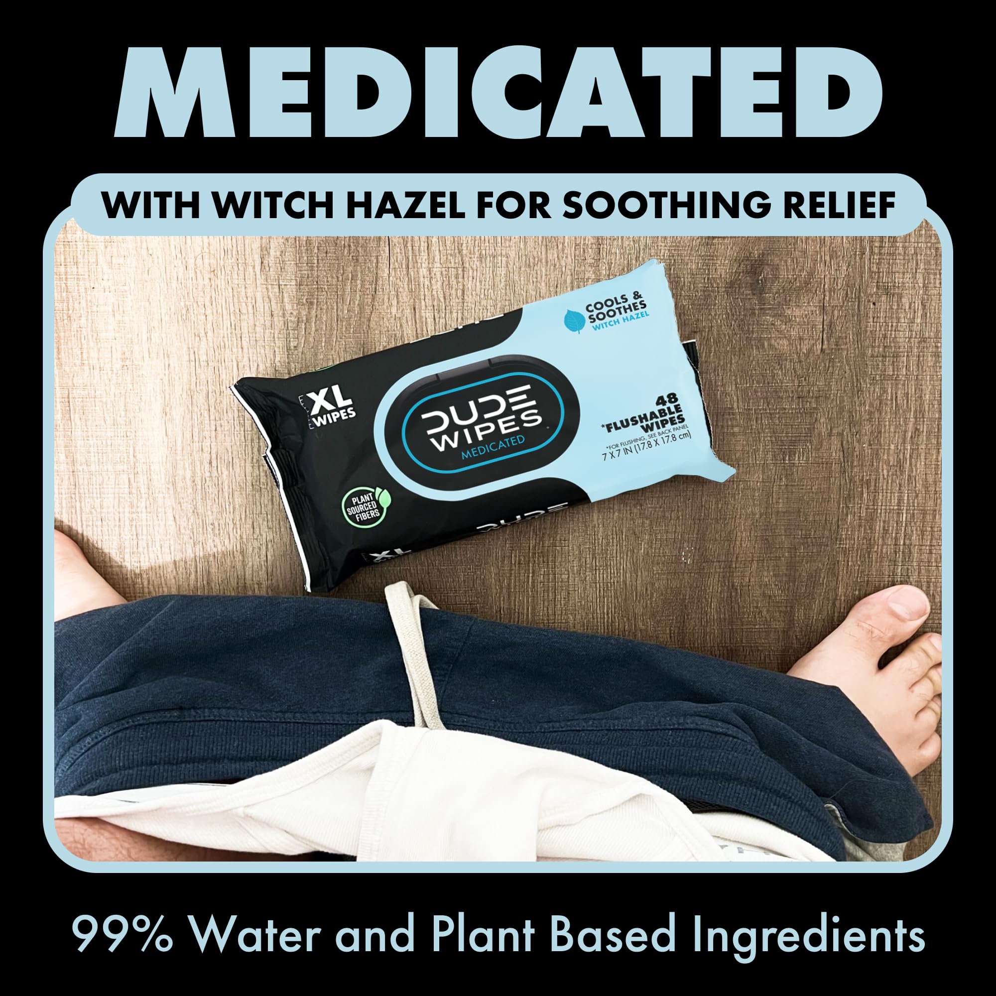 Foto 5 pulgar | Toallitas Desechables Dude Medication Witch Hazel  Paquete De 3 Unidades  144 - Venta Internacional.