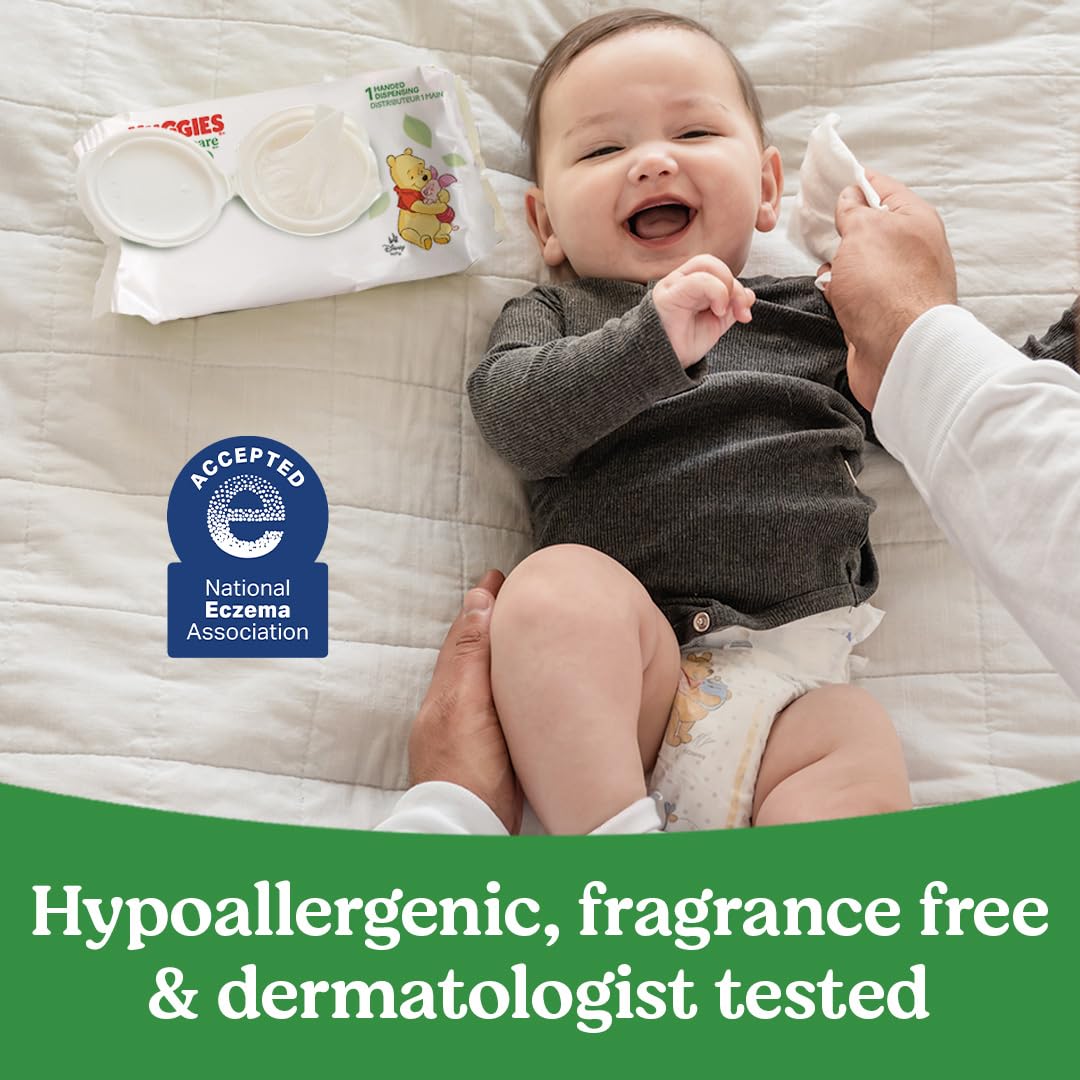 Foto 6 | Toallitas Para Bebés Huggies Natural Care Sensitive Sin Perfume 960 Unidades - Venta Internacional.