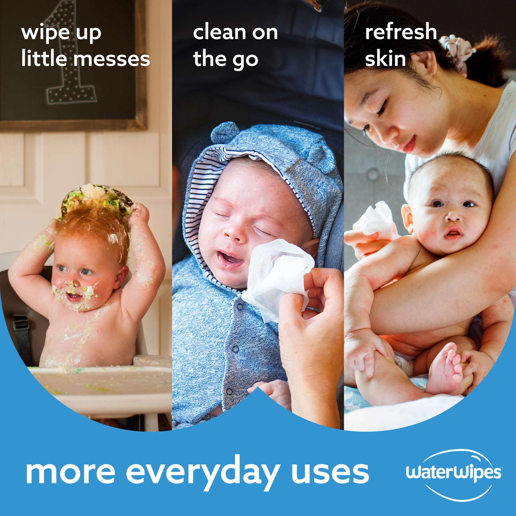Foto 7 | Toallitas Húmedas Para Bebés Sin Plástico Originales Con 99 9% De Agua X180 - Venta Internacional.