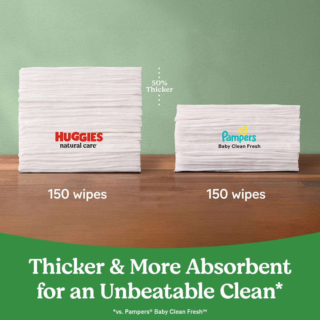 Foto 4 | Toallitas Para Bebés Huggies Natural Care Sensitive 99% De Agua 624 Unidades - Venta Internacional.