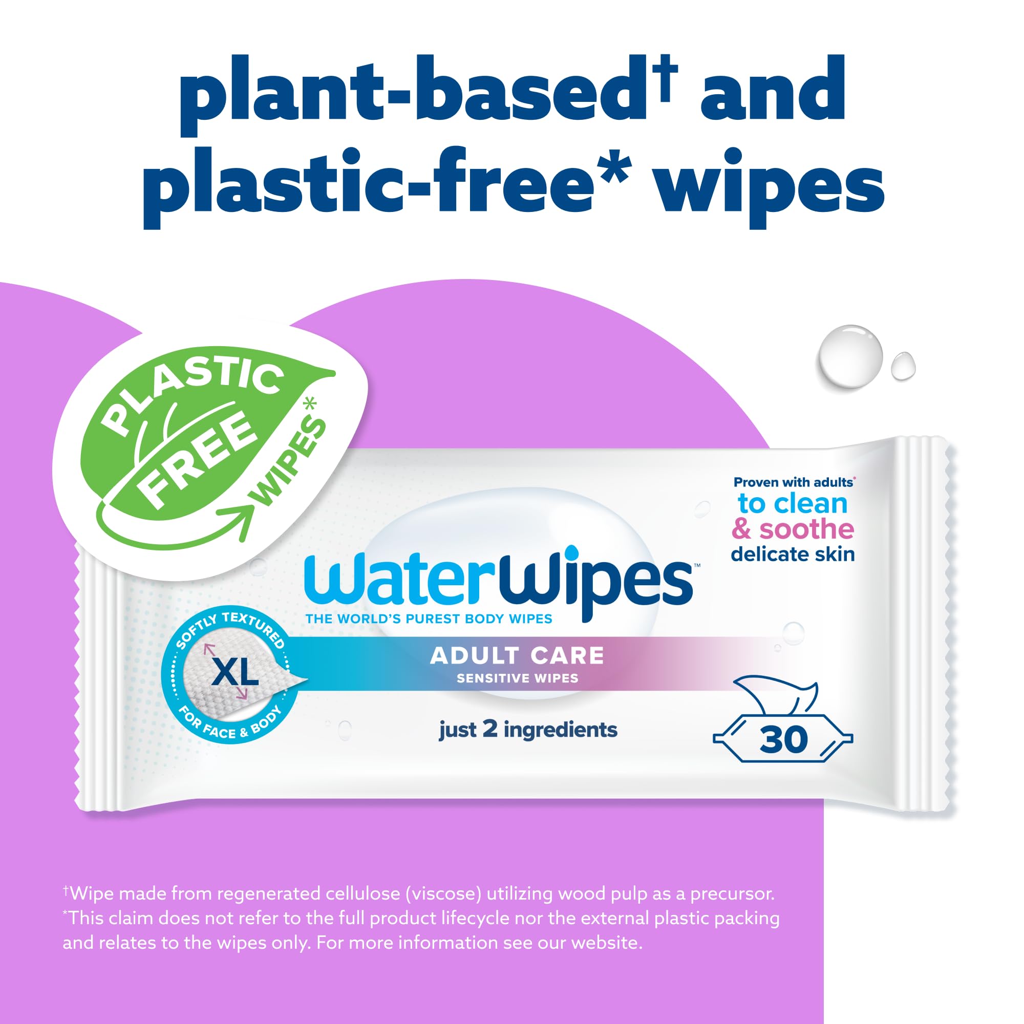 Foto 7 pulgar | Toallitas Waterwipes Adult Care Sensitive Body & Intimate 90u - Venta Internacional.