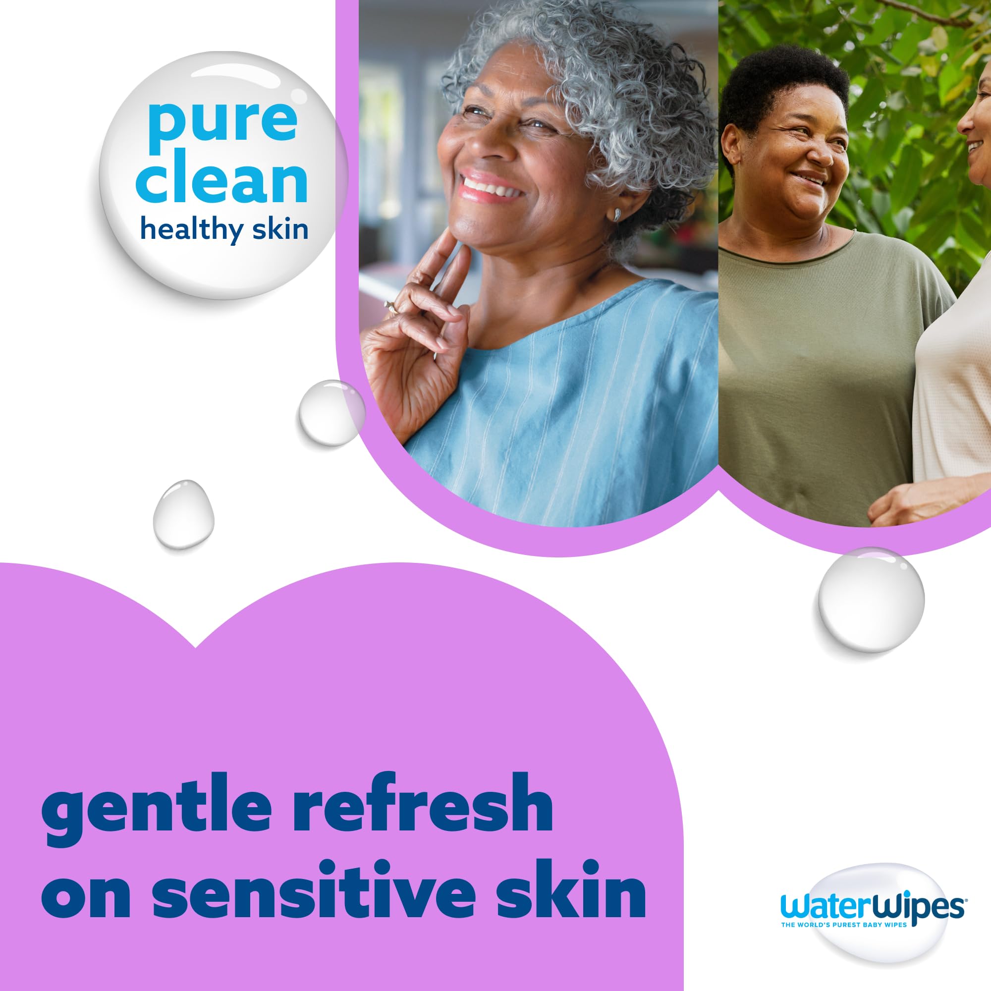 Foto 8 pulgar | Toallitas Waterwipes Adult Care Sensitive Body & Intimate 90u - Venta Internacional.