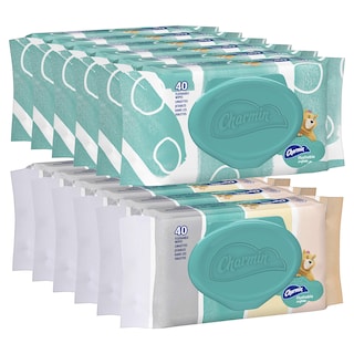 Foto 1 | Toallitas Húmedas Charmin Freshmates Desechables Sin Perfume 12 Unidades 40 Hojas - Venta Internacional.
