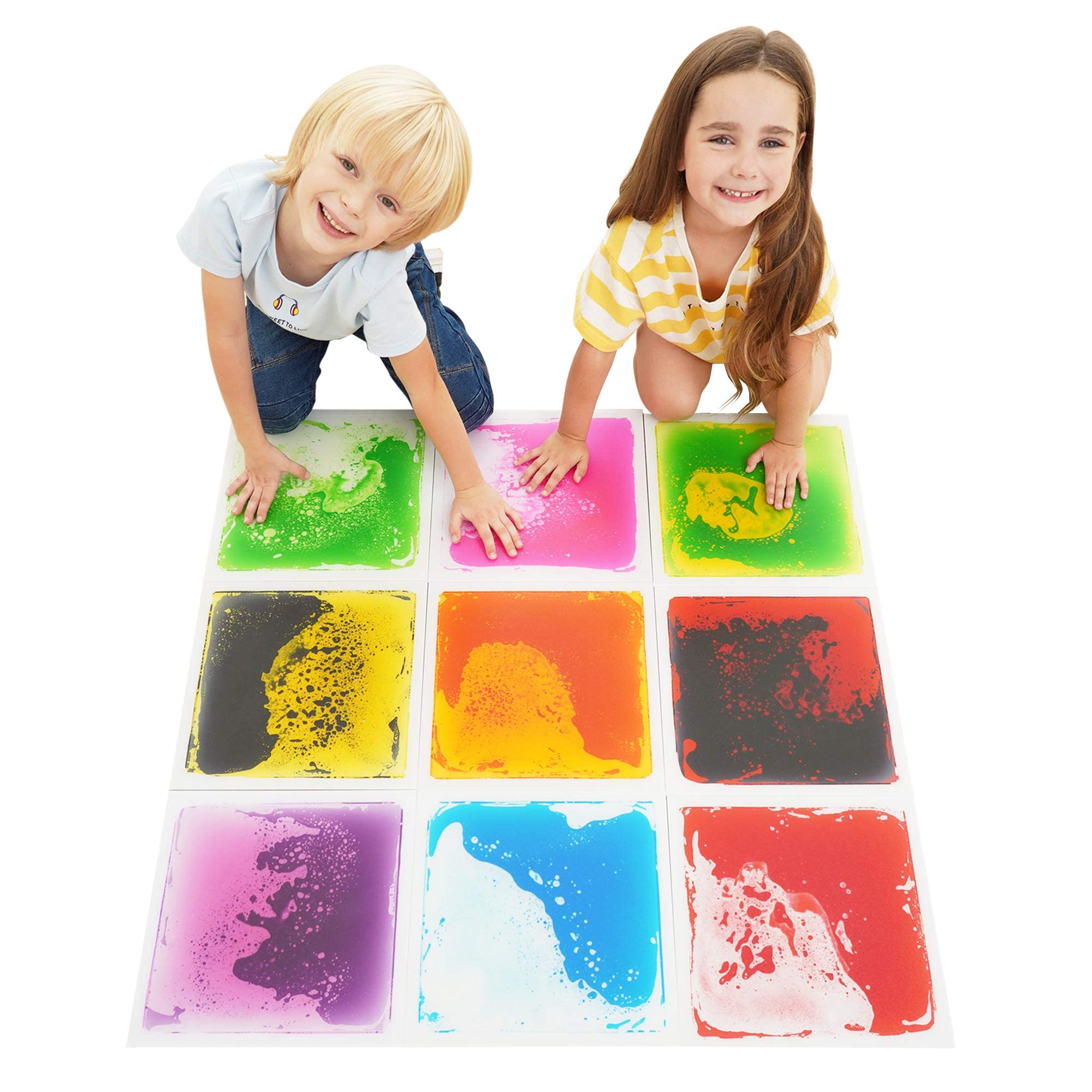 Foto 2 pulgar | Liquid Floor Tiles Special Supplies, Juego Cuadrado De 9 Niños - Venta Internacional.