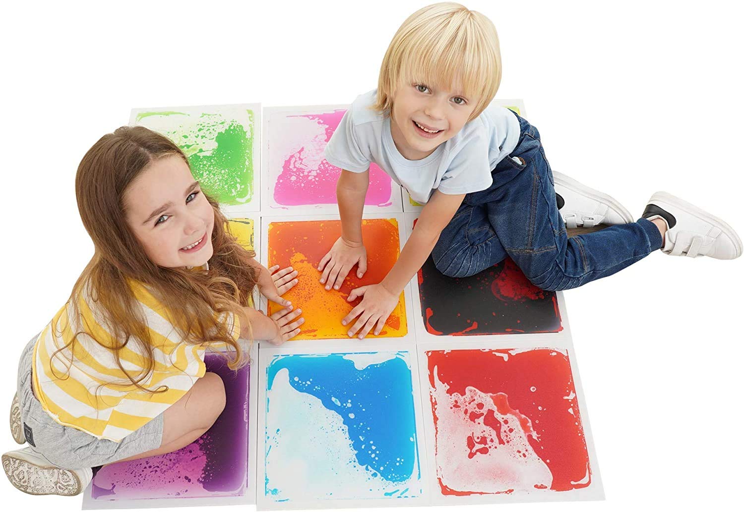 Foto 7 pulgar | Liquid Floor Tiles Special Supplies, Juego Cuadrado De 9 Niños - Venta Internacional.