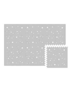 Foto 3 | Tapete Nuzu Armable De Foam Para Bebés Gris Claro De Estrellas