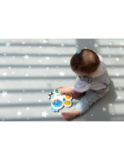 Foto 5 | Tapete Nuzu Armable De Foam Para Bebés Gris Claro De Estrellas