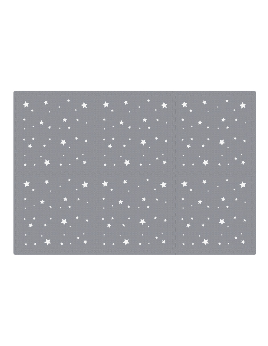 Foto 3 pulgar | Tapete Nuzu Armable De Foam Para Bebés Gris Obscuro De Estrellas