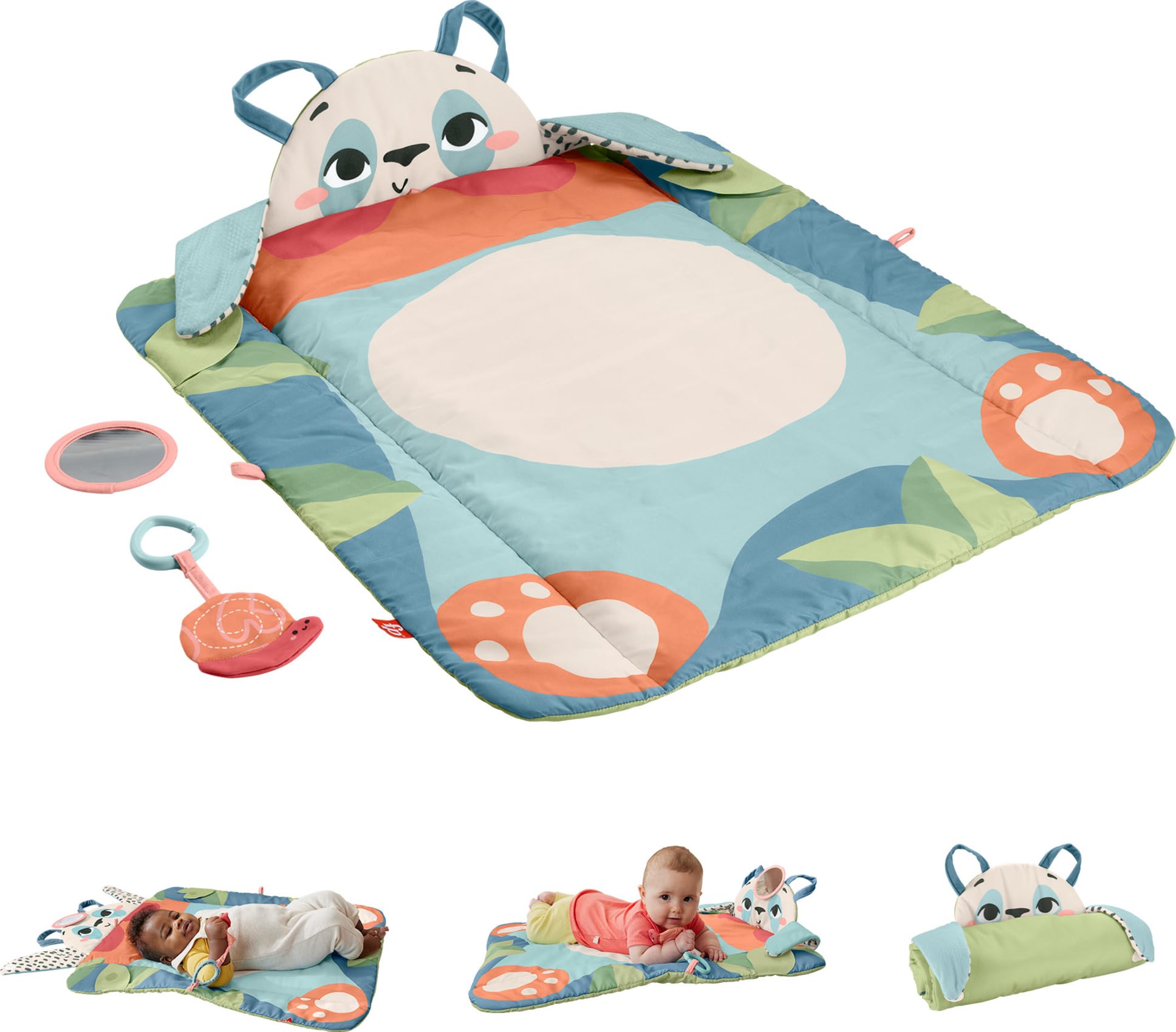 Foto 1 | Tapete De Juego Fisher-price Baby Toy Planet Friends Roly-poly Panda - Venta Internacional.