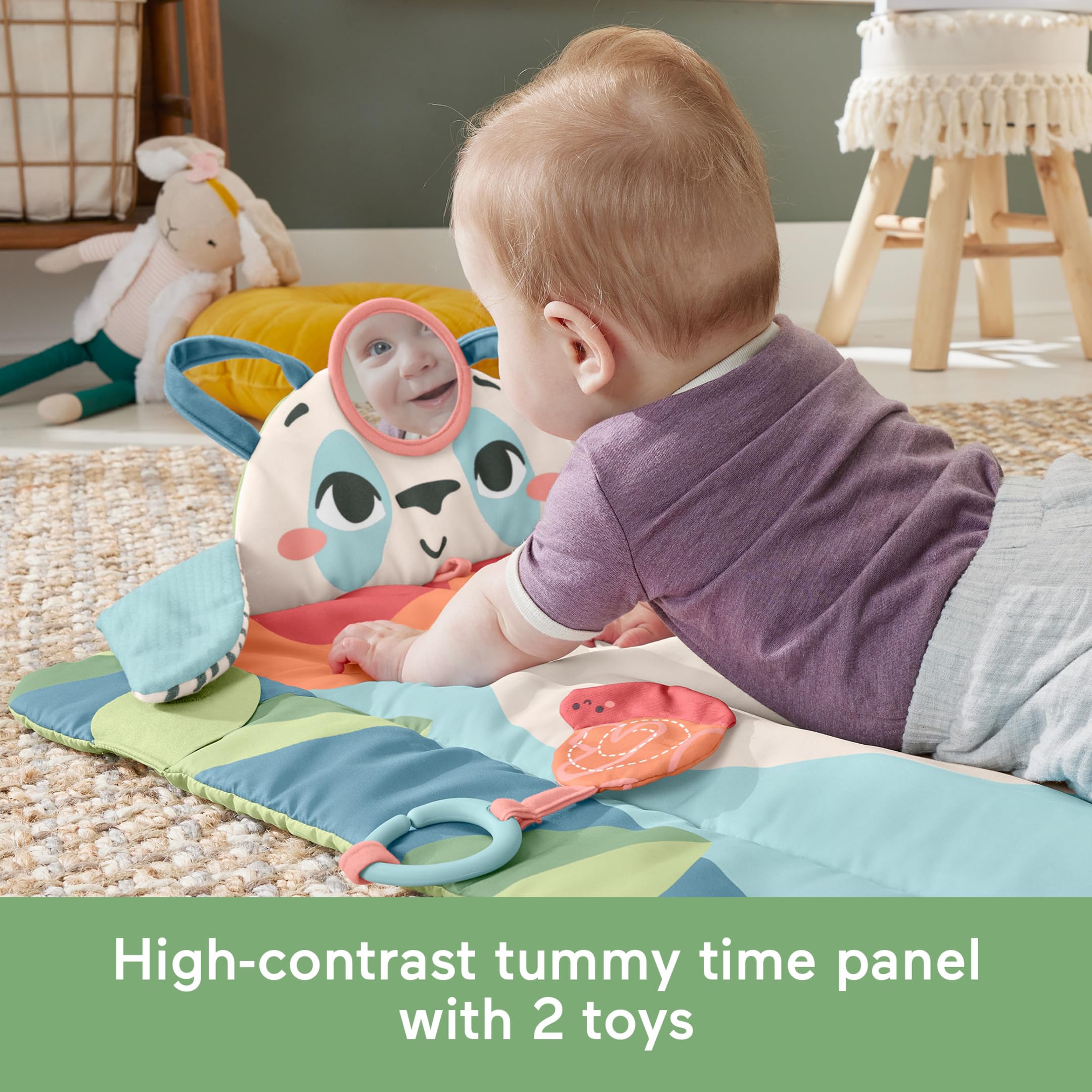 Foto 5 pulgar | Tapete De Juego Fisher-price Baby Toy Planet Friends Roly-poly Panda - Venta Internacional.