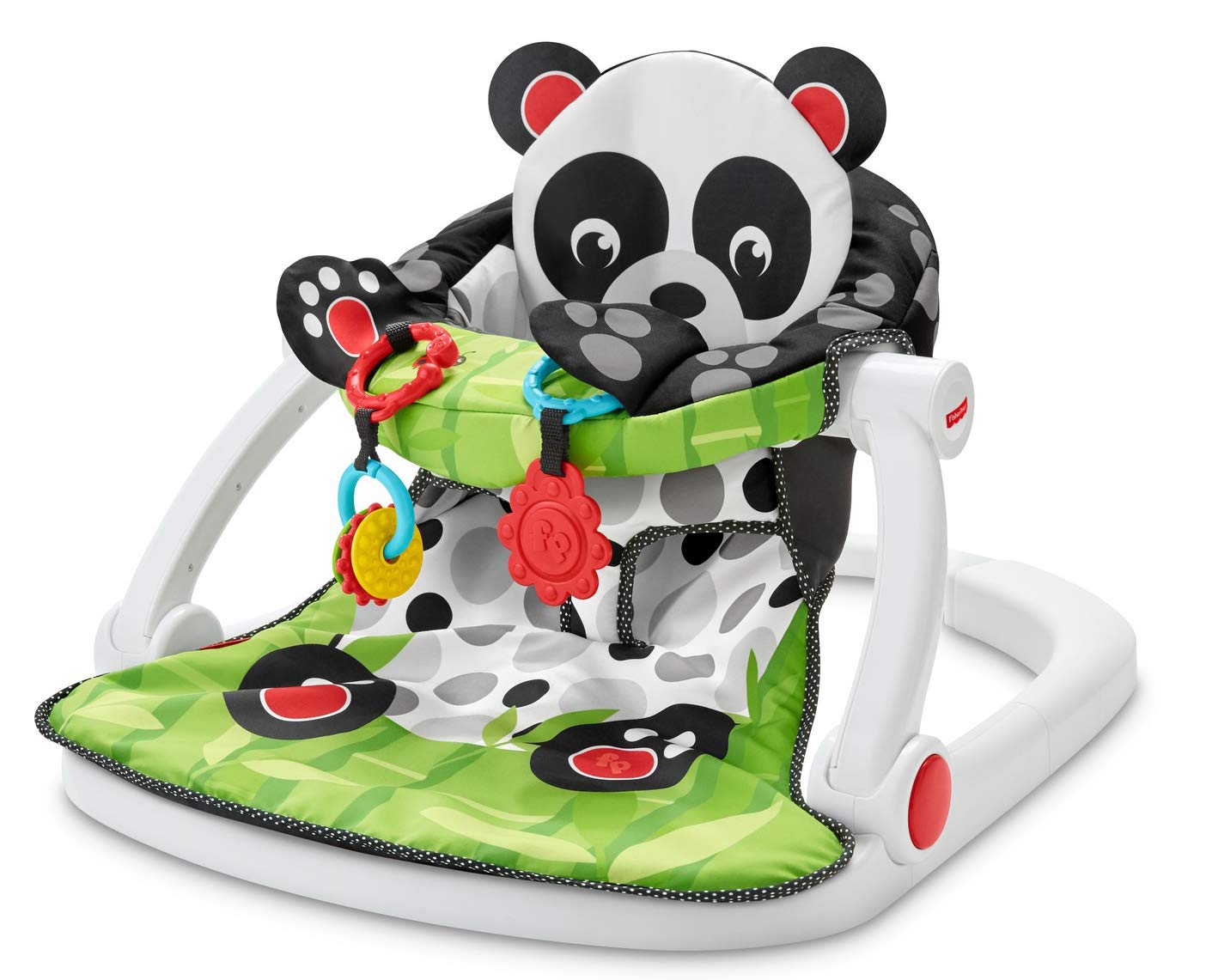 Silla Portátil Para Bebés Fisher-price Sit-me-up Con Juguetes Panda Paws - Venta Internacional.