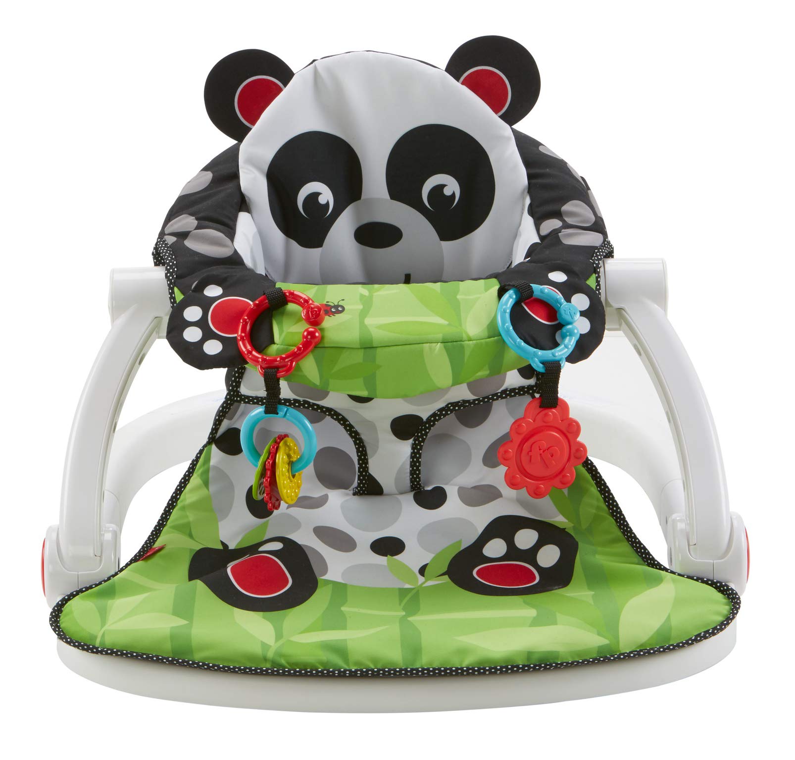 Foto 5 pulgar | Silla Portátil Para Bebés Fisher-price Sit-me-up Con Juguetes Panda Paws - Venta Internacional.