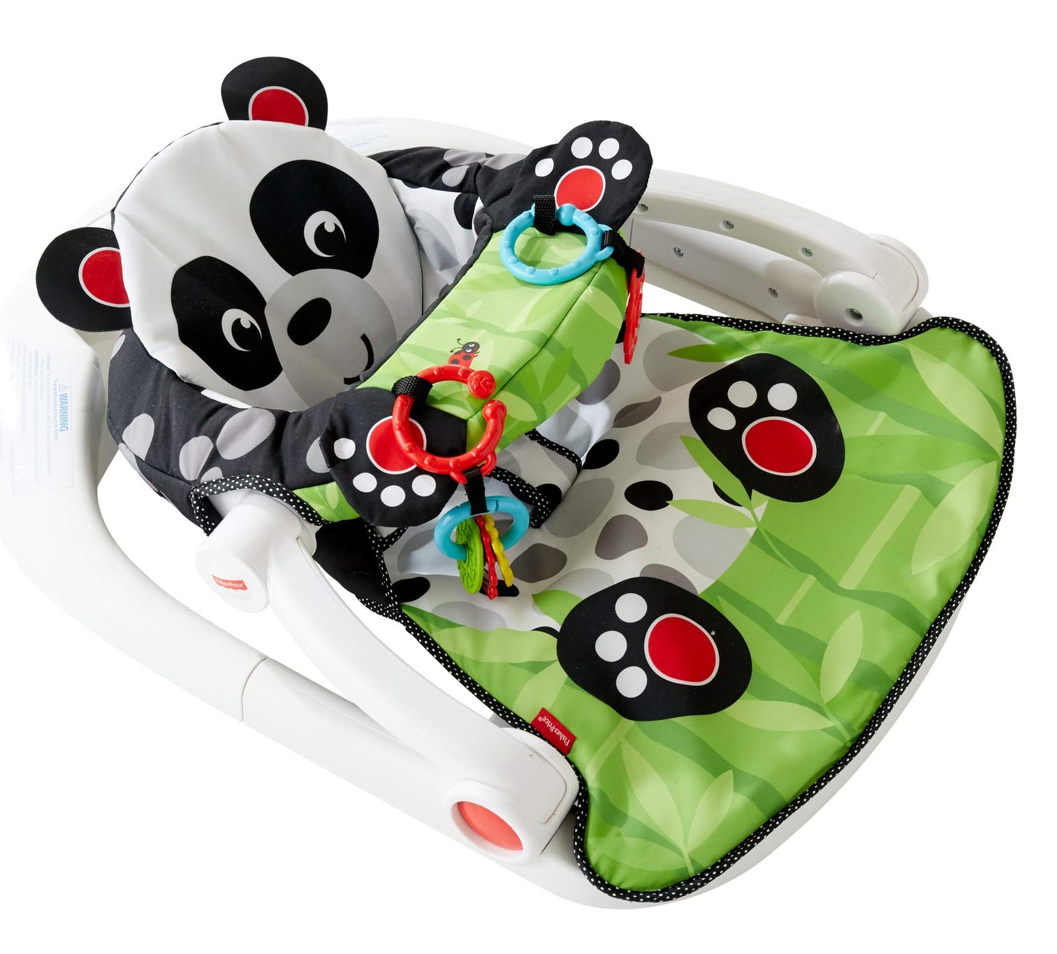 Foto 7 pulgar | Silla Portátil Para Bebés Fisher-price Sit-me-up Con Juguetes Panda Paws - Venta Internacional.