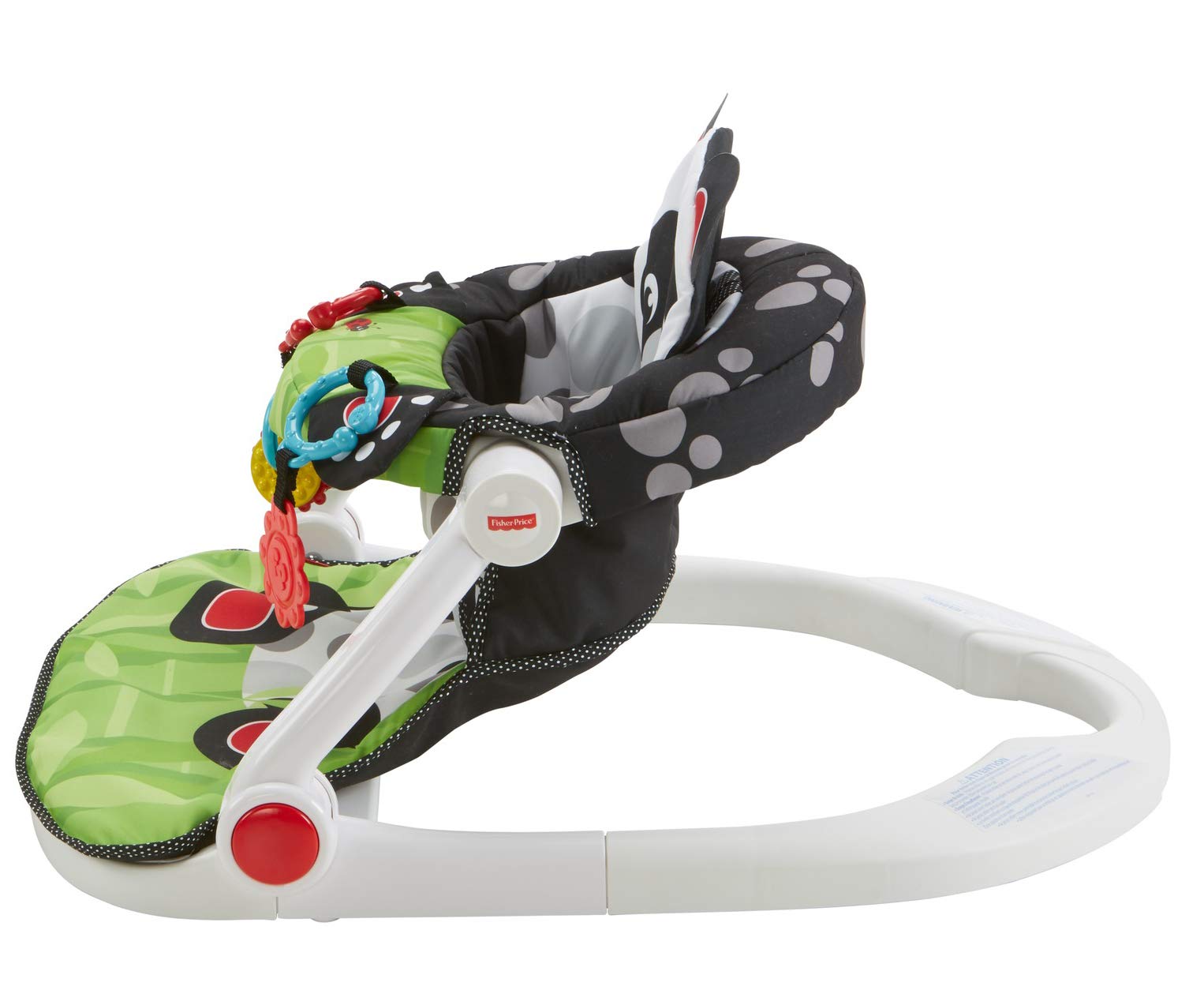 Foto 8 pulgar | Silla Portátil Para Bebés Fisher-price Sit-me-up Con Juguetes Panda Paws - Venta Internacional.