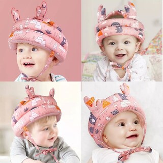 Foto 3 | Gorro Protección Belug Caídas Cascos Bebes Rosa Claro