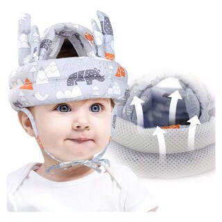 Foto 2 | Gorro Protección Belug Caídas Cascos Bebes Gris