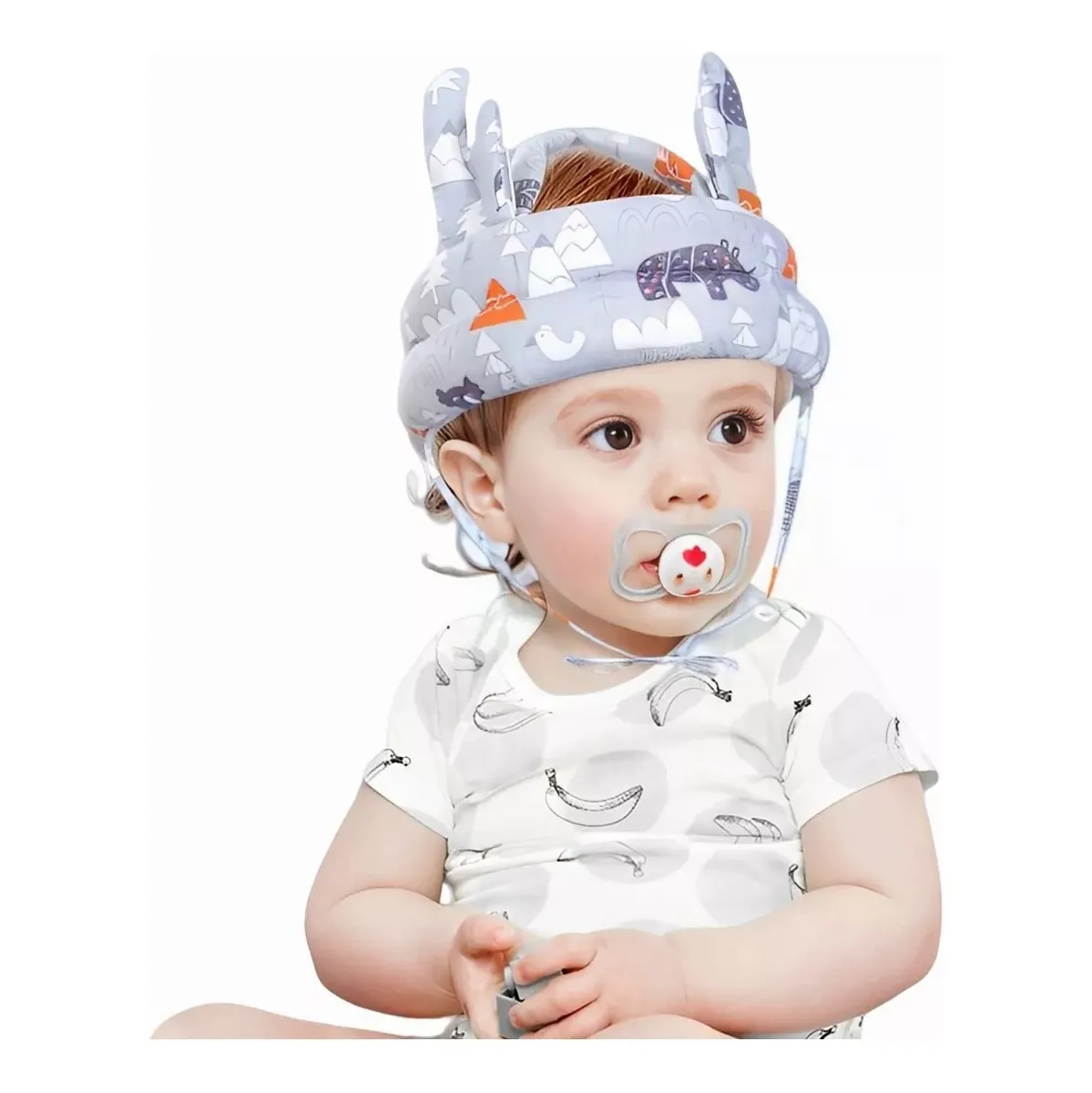 Foto 4 pulgar | Gorro Protección  Lab.g Caídas Cascos Bebes Gris