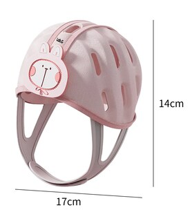 Foto 4 | Cascos Para Bebés - Gorro Anticaídas Para Bebés Rosa Pálido
