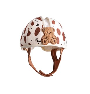Foto 1 | Protector De Cabeza Para Bebé Casco Ajustable Y Transpirable Marrón