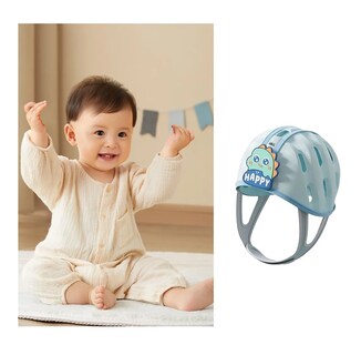 Foto 4 | Cascos Para Bebés - Gorro Anticaídas Para Bebés Azul