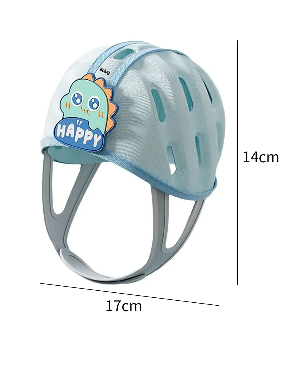 Foto 3 | Cascos Para Bebés - Gorro Anticaídas Para Bebés Azul