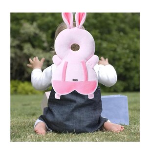 Foto 3 | Casco Para Bebe Almohada Antigolpes Protector Cabeza Conejo Rosa