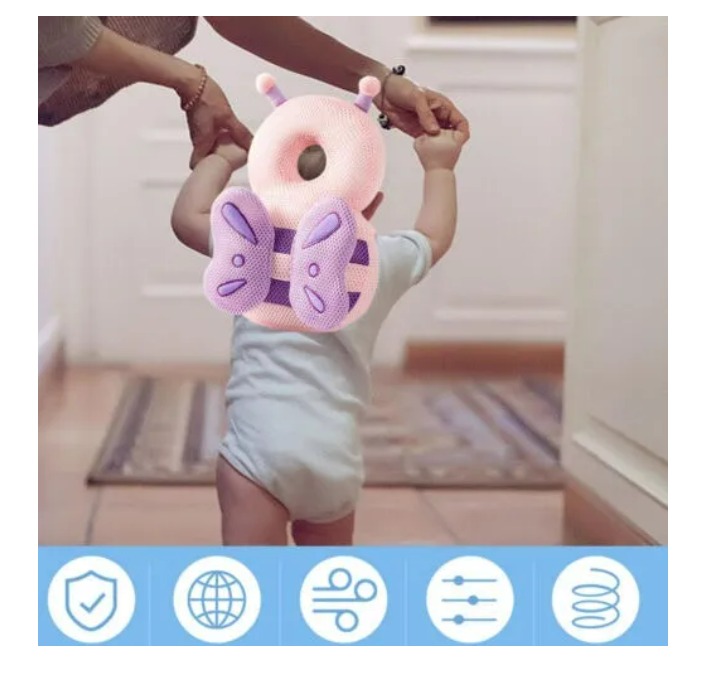 Foto 4 pulgar | Casco Para Bebe Antigolpes Gorro Protector Cabeza Acolchada