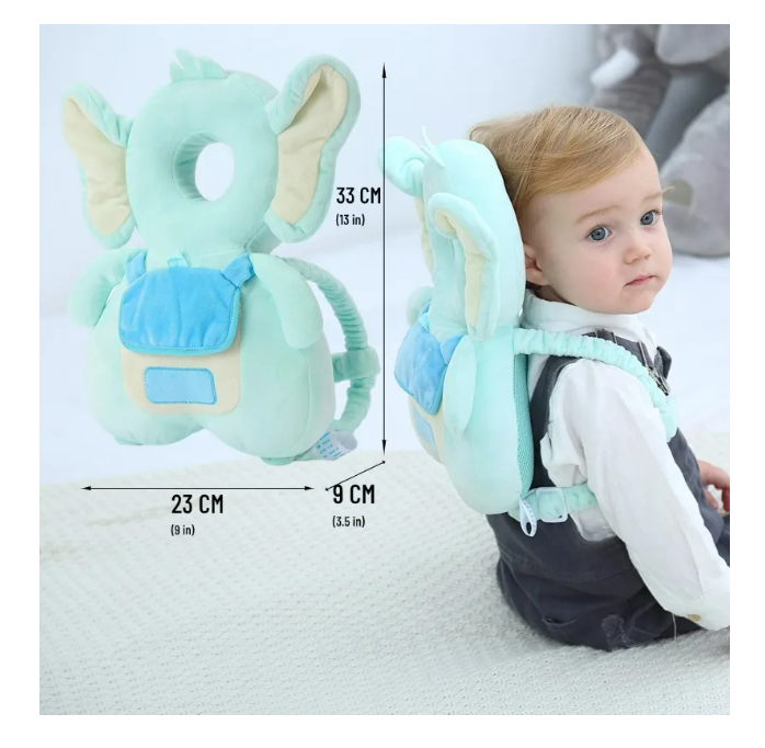 Foto 4 pulgar | Casco Para Bebe Antigolpes Gorro Protector Cabeza Acolchada